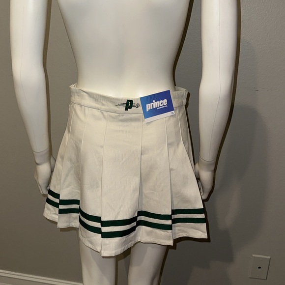Prince x Target pickleball collection cream green pleated mini skirt XS S M - Picture 4 of 11